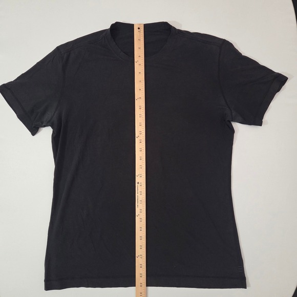 Lululemon 5 Year Basic Tee Men's Black Updated Fit Short Sleeve T Size L - Picture 4 of 10